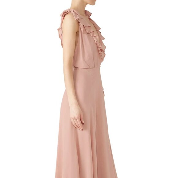 REFORMATION Blush Peppermint Dress Size XL - Picture 2 of 10